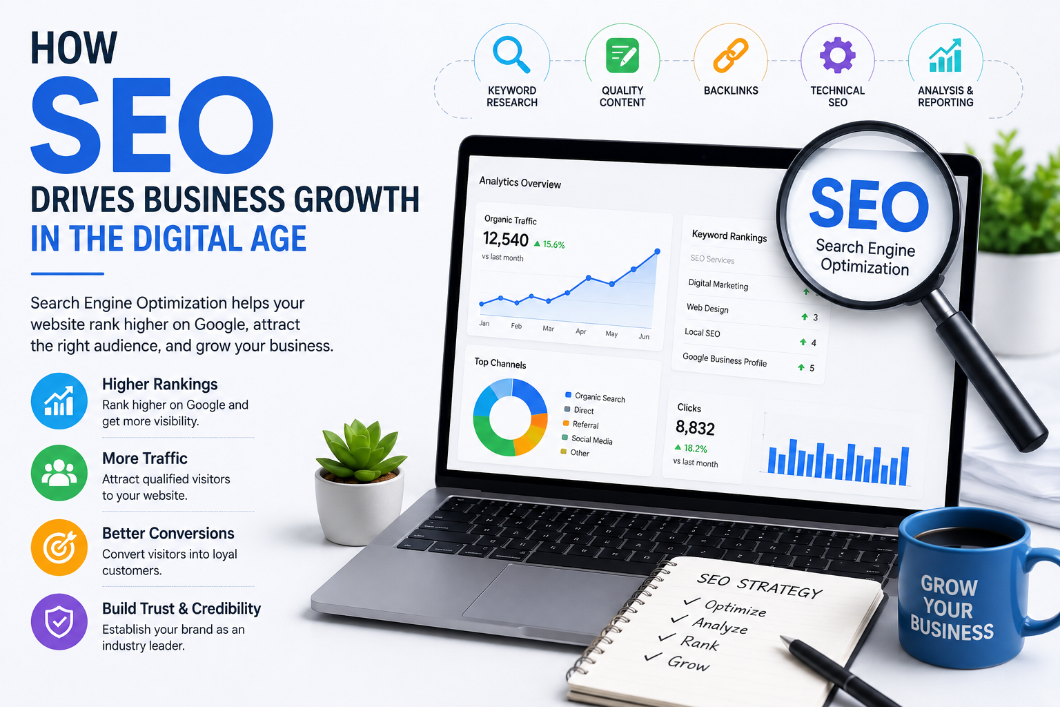 SEO-What is  SEO? A Beginner’s No.1 Master Key Guide